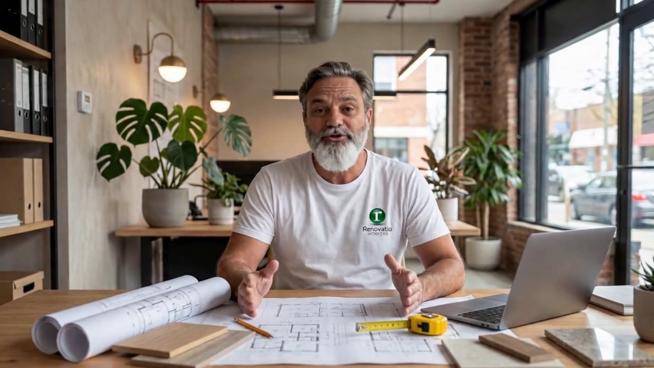 Francisco Biosca, fundador de Renovatio Workers, en una vivienda reformada